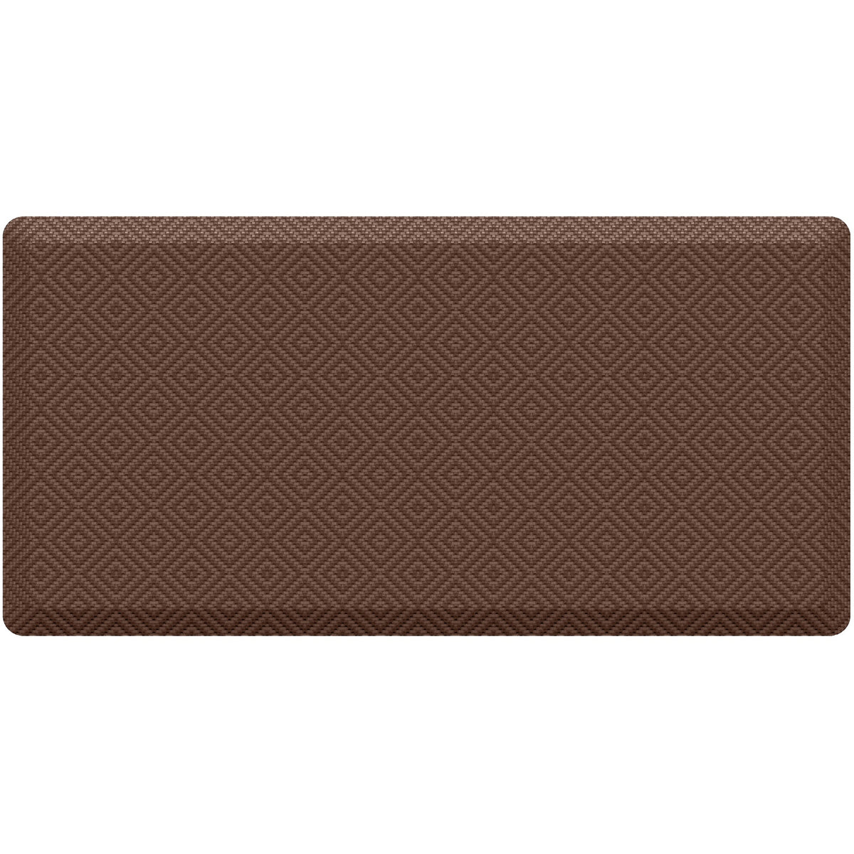 Ophanie 20x39 Kitchen Mat 3/4 Inch Thick Anti Fatigue Cushioned Floor Rug Waterproof Non Slip Standing Mat Brown