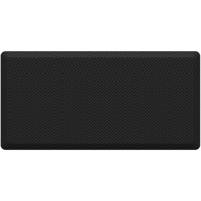 Ophanie 20x39 Kitchen Mat 3/4 Inch Thick Anti Fatigue Cushioned Floor Rug Waterproof Non Slip Standing Mat Black-zoom-