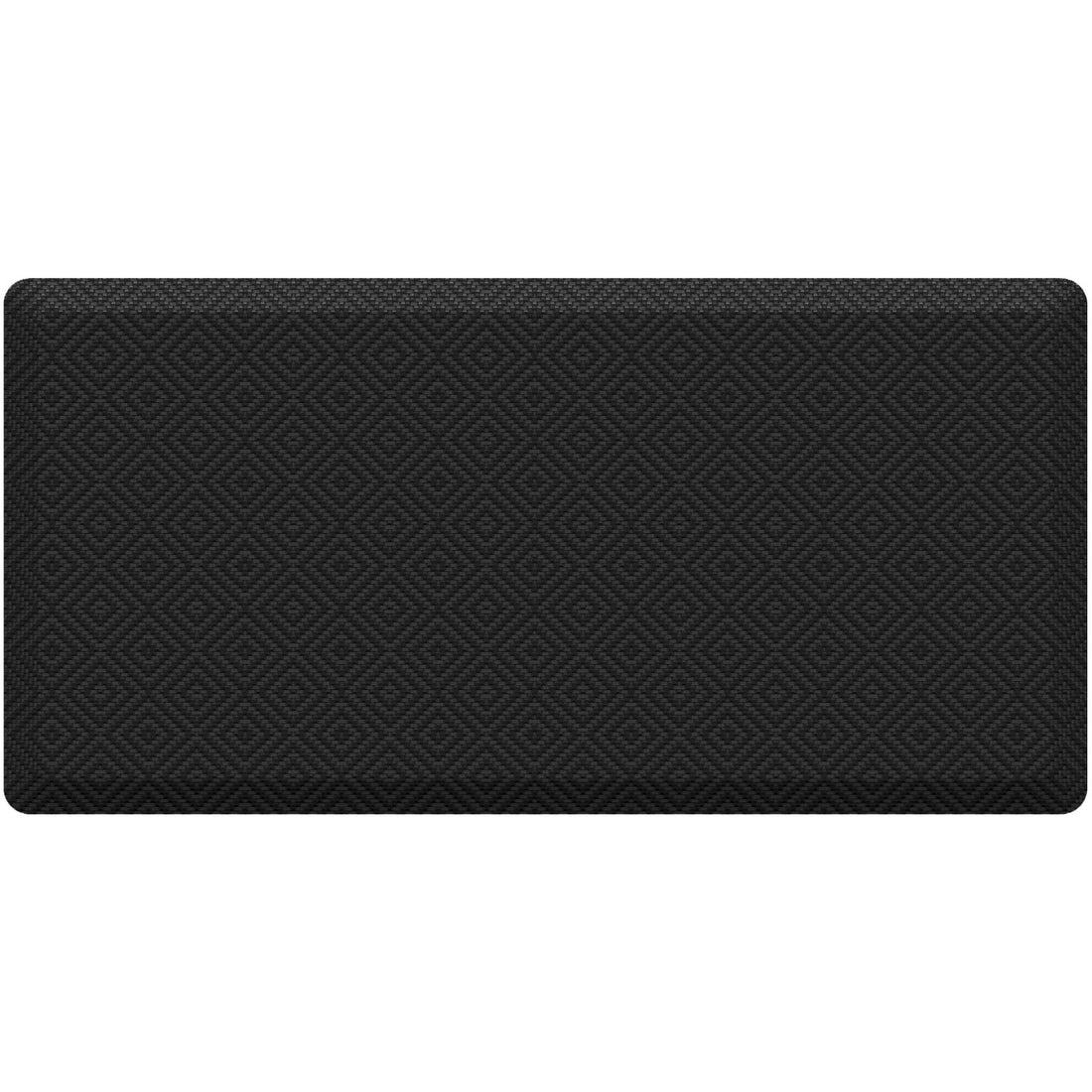 Ophanie 20x39 Kitchen Mat 3/4 Inch Thick Anti Fatigue Cushioned Floor Rug Waterproof Non Slip Standing Mat Black