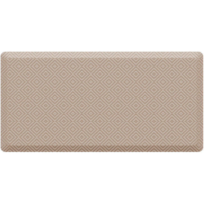 Ophanie 20x39 Kitchen Mat 3/4 Inch Thick Anti Fatigue Cushioned Floor Rug Waterproof Non Slip Standing Mat Beige-zoom-