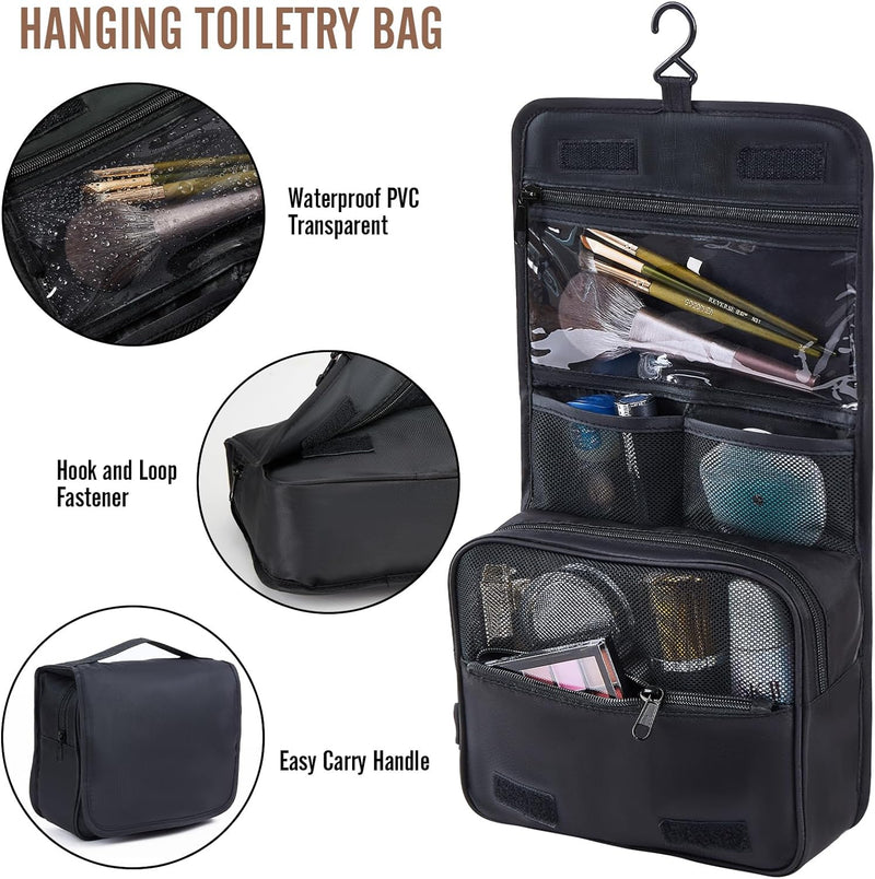 Veken | Packing Cubes | 8 Set | Black-zoom-