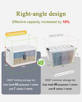 OlarHike | Storage Bins | 48QT | 6 Packs