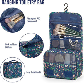 Veken | 10 Set | Packing Cube | Garden Navy Floral - aborderproducts