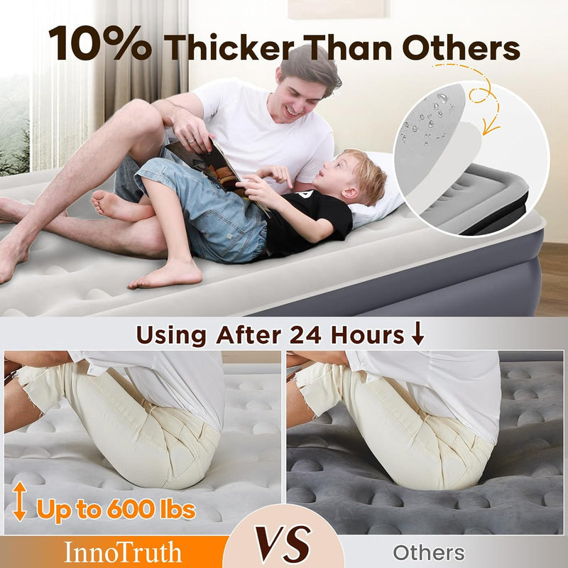 InnoTruth | Air Mattress | 18" Height |  Queen-zoom-