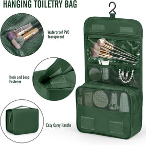 Veken | 10 Set | Packing Cube | Jungle Green - aborderproducts