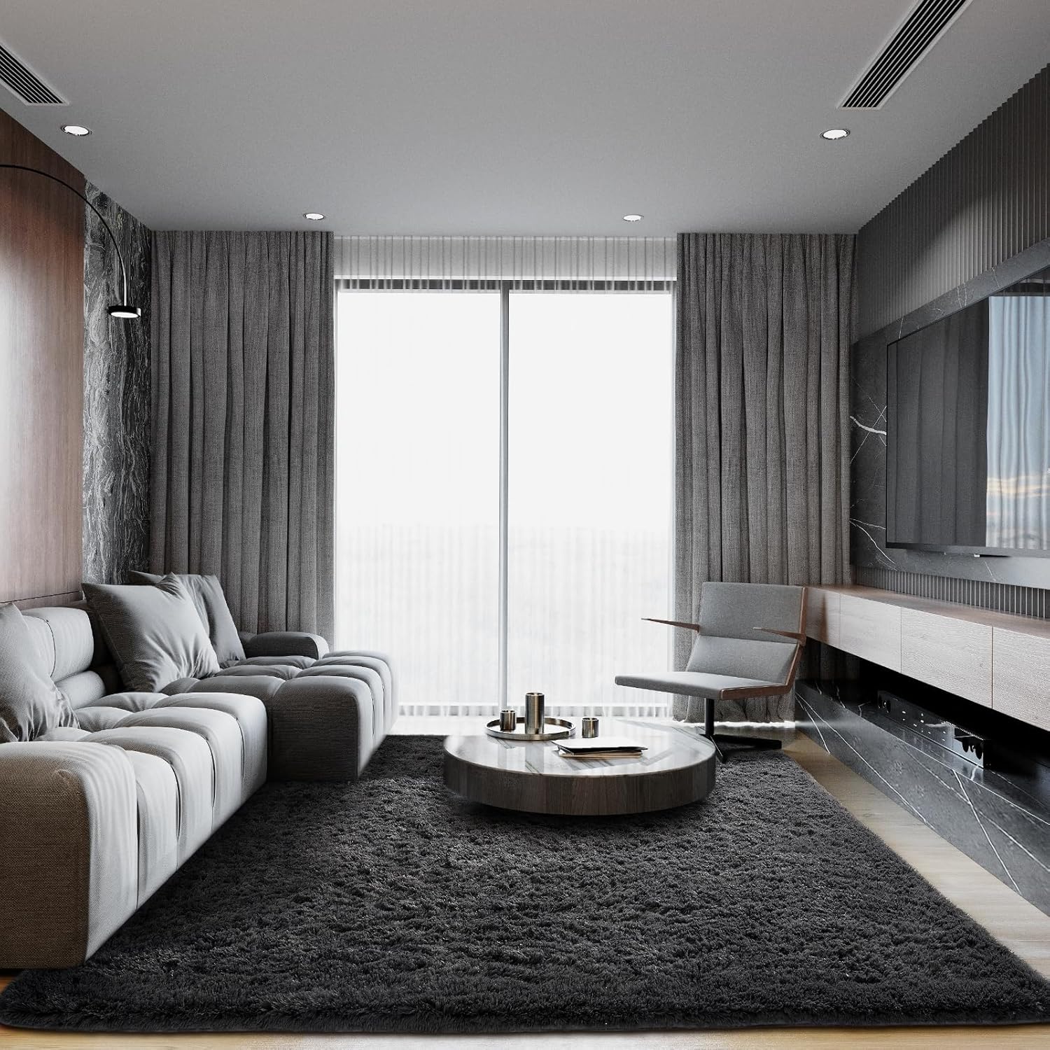 Ophanie | Upgrade Rug | 9x12 | Black - aborderproducts