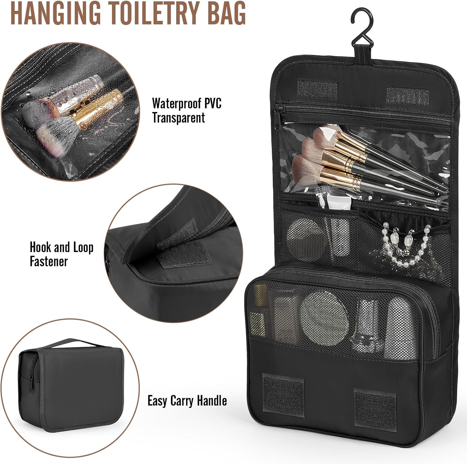 Veken | 10 Set | Packing Cube | Black - aborderproducts