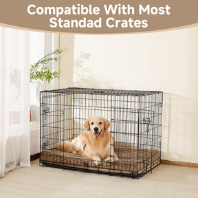 OhGeni | Orthopedic Waterproof & Machine Washable Dog Bed | 41 Inches | Coffee