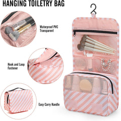 Veken | 10 Set | Packing Cube | Sweet Pink Stripes - aborderproducts