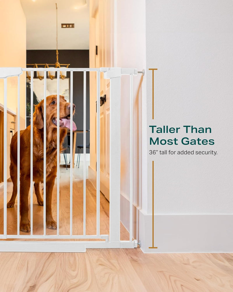 CUMBOR | SAFETY GATE | 29.7"-51.5"W x 36"H | WHITE-zoom-