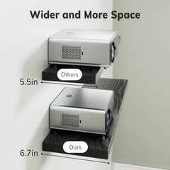 BAYKA | Floating Shelves | 15.7 in | 3-Piece | Black - aborderproducts