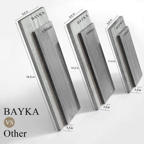 BAYKA Wall Shelves for Bedroom Decor, Floating Wall Shelves-3pcs-White