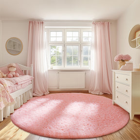 Ophanie | Round Rug | 8 Ft |  Pink