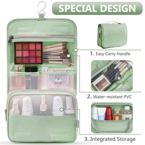 8 Set Packing Cubes for Travel, Anti-Tearing Suitcase Organizer for Luggage with Shoe & Hanging Toiletry Bag,Gifts for Women Mom,OlarHike Vacation Essentials & Accessories for Cruise Ship,Matcha Green - aborderproducts