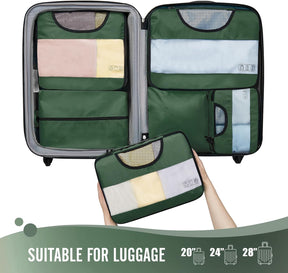 Veken | Packing Cubes | 6 Set | Olive Green