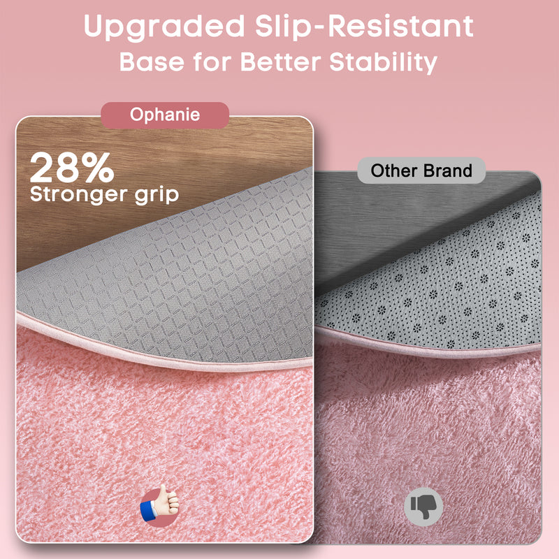 Ophanie | Round Rug | 6 Ft | Pink-zoom-