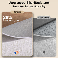 Ophanie | Round Rug | 6 Ft | White - aborderproducts