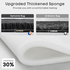 Ophanie | Upgrade Rug |  5x7 | Black - aborderproducts