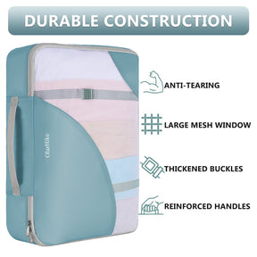 OlarHike | Packing Cubes | 8 Set (Short-Term Trip) | Blue Gray - aborderproducts