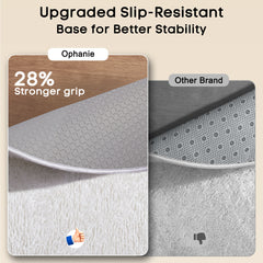 Ophanie | Round Rug | 7 Ft | White - aborderproducts