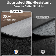 Ophanie | Round Rug | 7 Ft | Black - aborderproducts