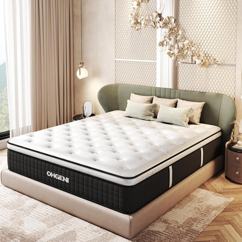 OhGeni | Hybrid Mattress | 12 Inch | Queen-zoom-