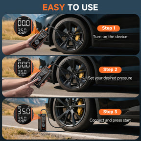 OlarHike | Tire Inflator | 6000mAh | Grey - aborderproducts