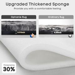 Ophanie | Upgrade Rug |  5x7 | Black & Grey - aborderproducts