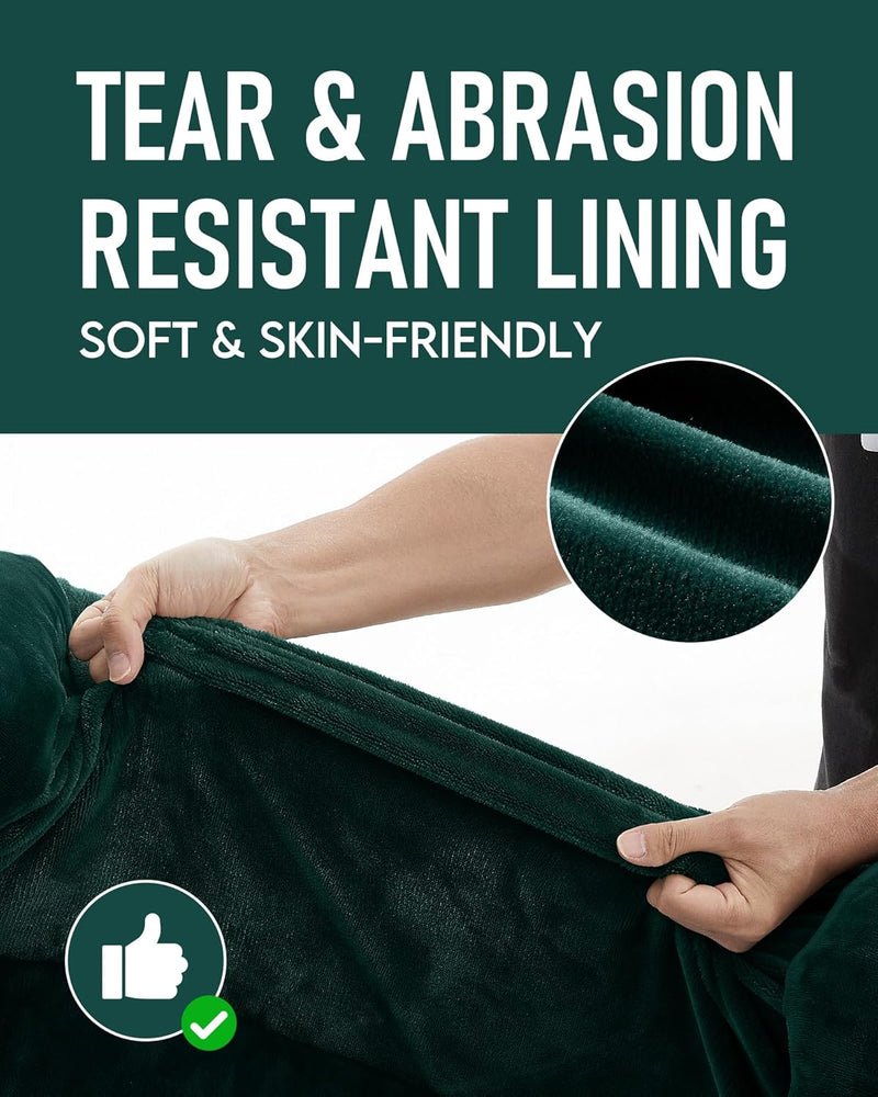 OhGeni | Orthopedic Dog Bed | Large (35 x 28 x 6 Inch) | Dark Green-zoom-