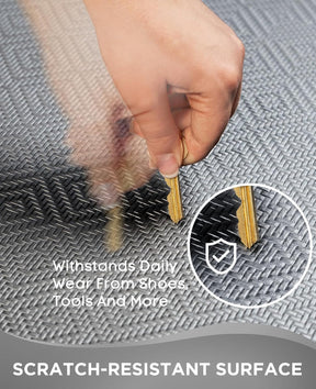 Ophanie | Anti Fatigue Standing Cushioned Mat | 24'' x 70'' | Grey