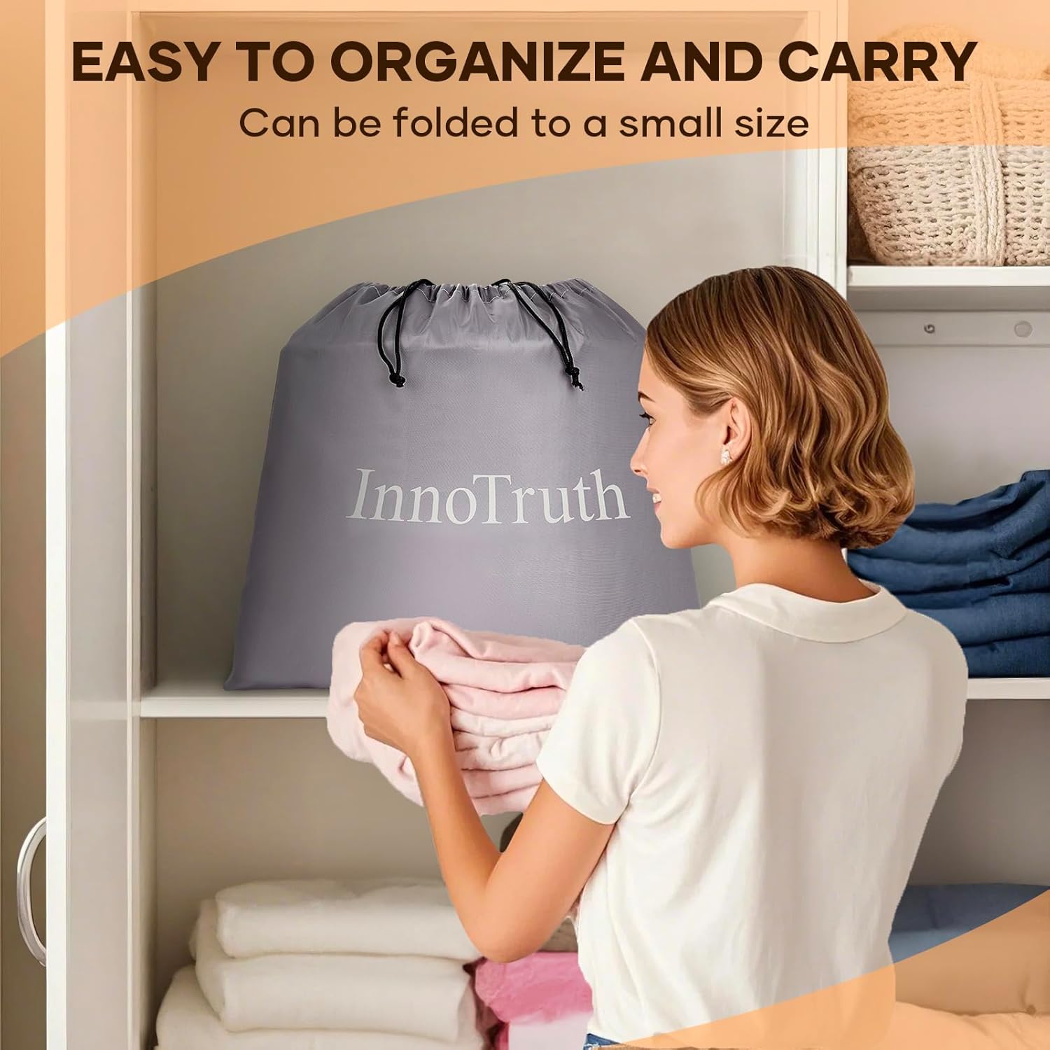 InnoTruth | Air Mattress | Twin | 18" | Dark Gray