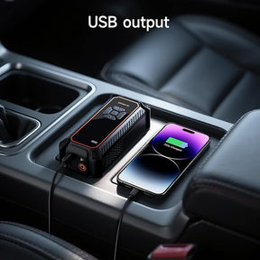 OlarHike Powerful Tire Inflator Portable Air Compressor, Ultra-Fast Inflation & Long-Lasting Battery, Cordless Air Pump for Pickup, SUV & Car Tires, Electric Pump with Digital Pressure Gauge/LED Light - aborderproducts