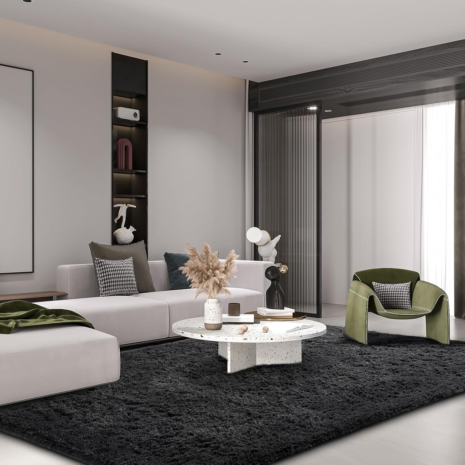 Ophanie | Upgrade Rug | 9x12 | Black - aborderproducts