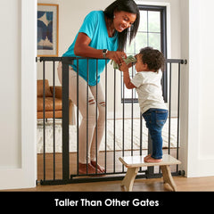 CUMBOR | SAFETY GATE | 29.7-46"W x 36"H | Black - aborderproducts