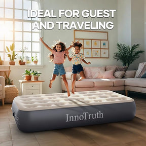 InnoTruth | Air Mattress | 13" | Queen | Dark Gray - aborderproducts
