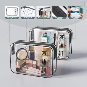 Veken 9-Piece Set Compression Organizer (Black) - aborderproducts