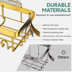 Veken | Shower Caddy |  5-Pack | Gold - aborderproducts