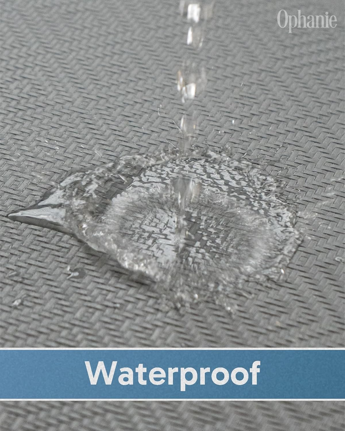 Ophanie | Anti Fatigue Cushioned Mat | 48"L x 20"W x 0.9"Th | Grey - aborderproducts