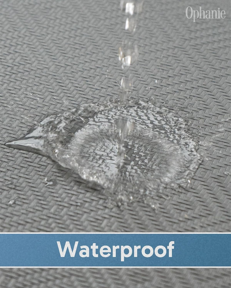 Ophanie | Anti Fatigue Cushioned Mat | 48"L x 20"W x 0.9"Th | Grey-zoom-