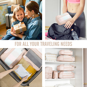 Veken | Packing Cubes | 8 Set | Cream - aborderproducts