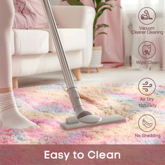 Ophanie | Round Rug | 5 Ft  | Rainbow - aborderproducts