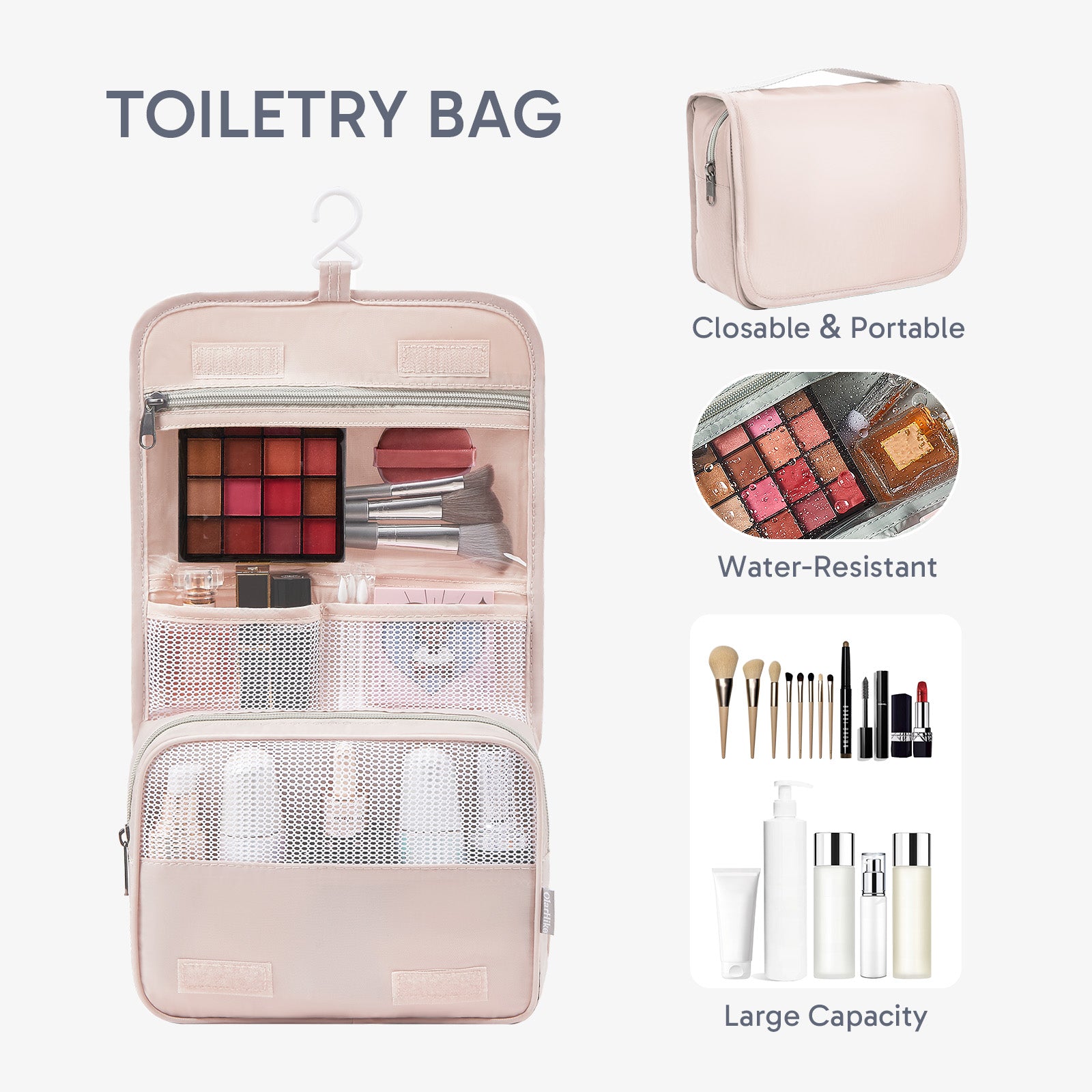 ALL INCLUDED 10 Set Durable Packing Cubes for Suitcases,OlarHike Essentials for Travel,UPGRADED Anti-Tear Stitching, NEW Improved Luggage Packing Organizers for Travel Accessories (Flower) - aborderproducts