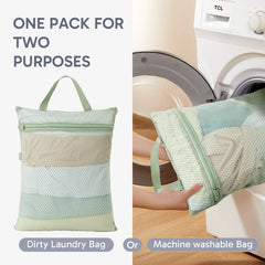 ALL INCLUDED 10 Set Durable Packing Cubes for Suitcases,OlarHike Essentials for Travel,UPGRADED Anti-Tear Stitching, NEW Improved Luggage Packing Organizers for Travel Accessories (Matcha Green) - aborderproducts