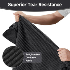 OhGeni | Flat Dog Bed | 41" | Black - aborderproducts