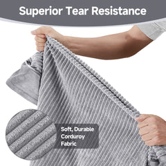 OhGeni | Flat Dog Bed | 47" | Gray - aborderproducts