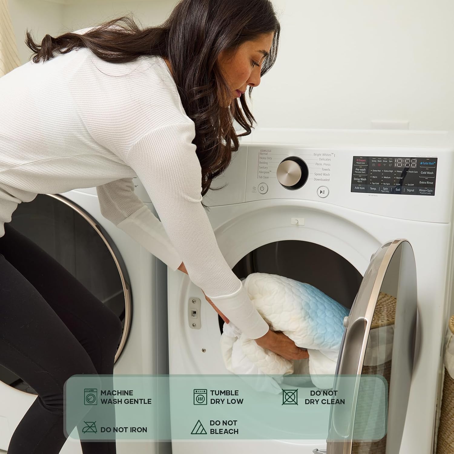 OhGeni | Waterproof Mattress Protector | Cal King Size | White - aborderproducts