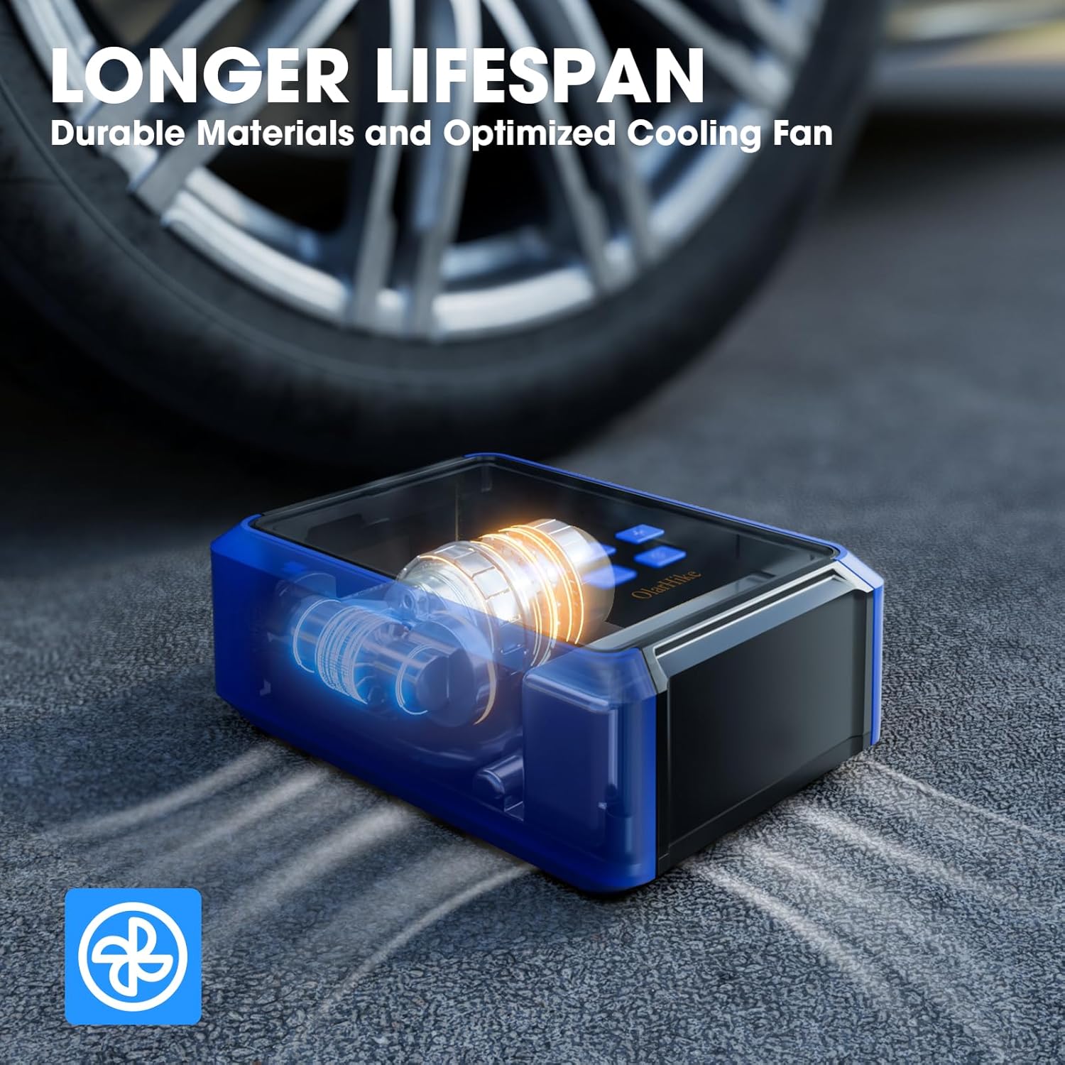 OlarHike | Electric Tire Inflator | Blue