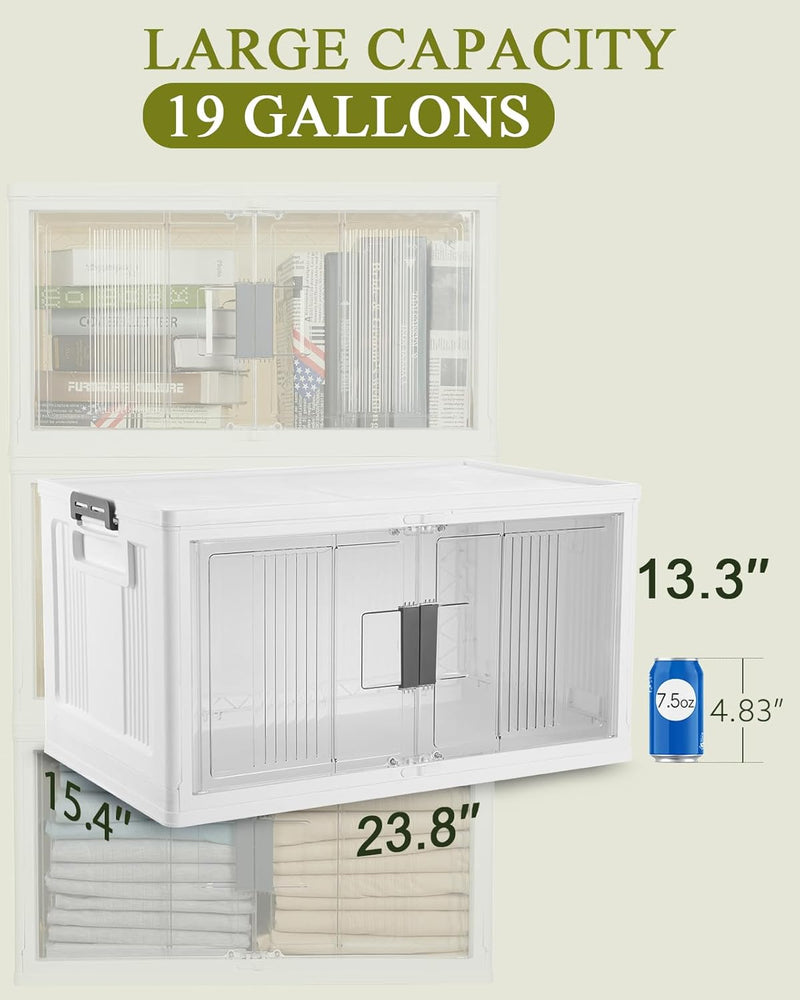 OlarHike | Storage Bins | 76QT | 4 Packs-zoom-
