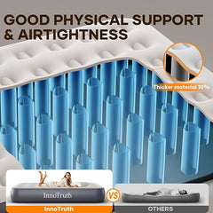 InnoTruth | Air Mattress | 13" | Full | Dark Gray - aborderproducts
