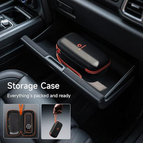 OlarHike Powerful Tire Inflator Portable Air Compressor, Ultra-Fast Inflation & Long-Lasting Battery, Cordless Air Pump for Pickup, SUV & Car Tires, Electric Pump with Digital Pressure Gauge/LED Light - aborderproducts